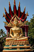 Vientiane , Laos. Wat Chantabuli near the Mekong river bank. 